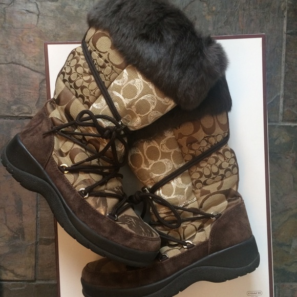 Coach Laurilyn Patchwork Boots - Picture 2 of 7